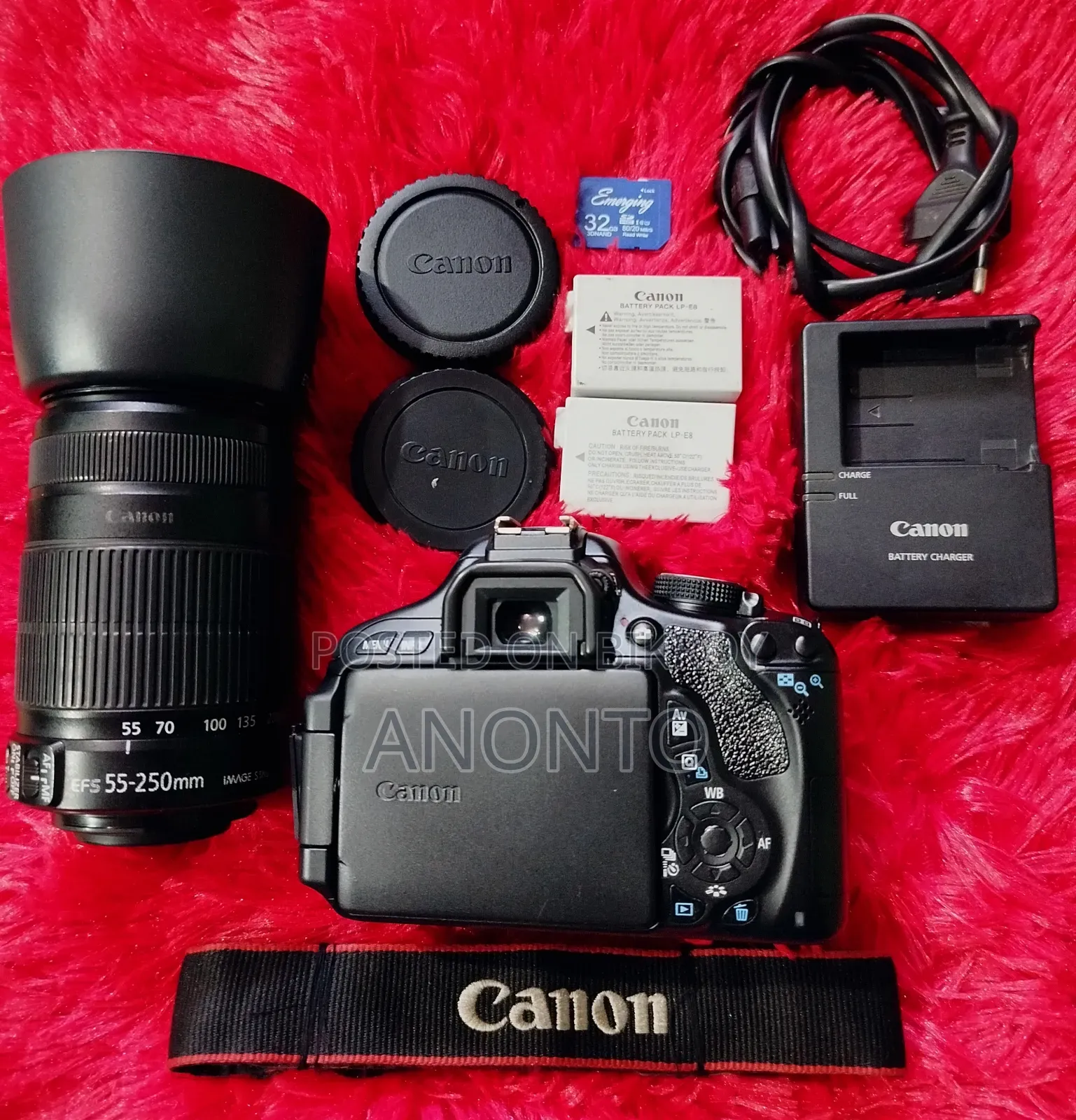 Canon 600d With Zoom Lens
