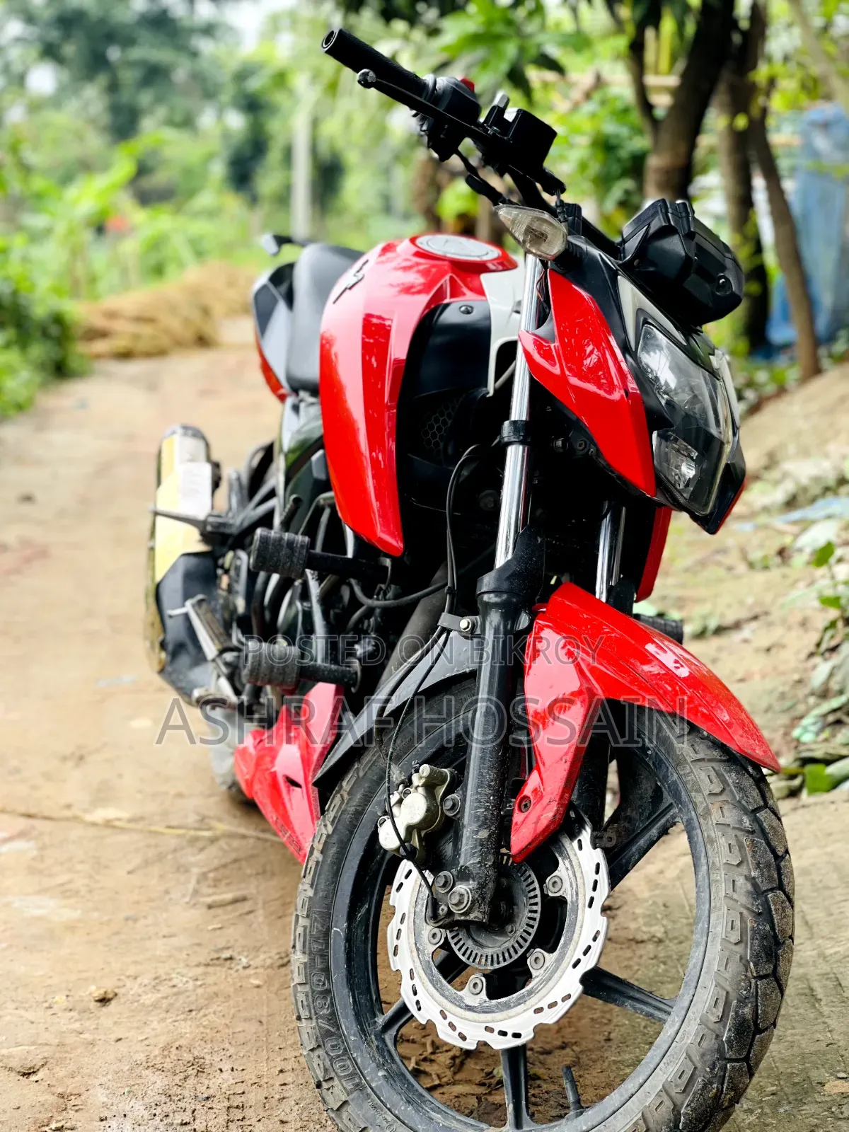 TVS Apache 160 4V 2021 Red