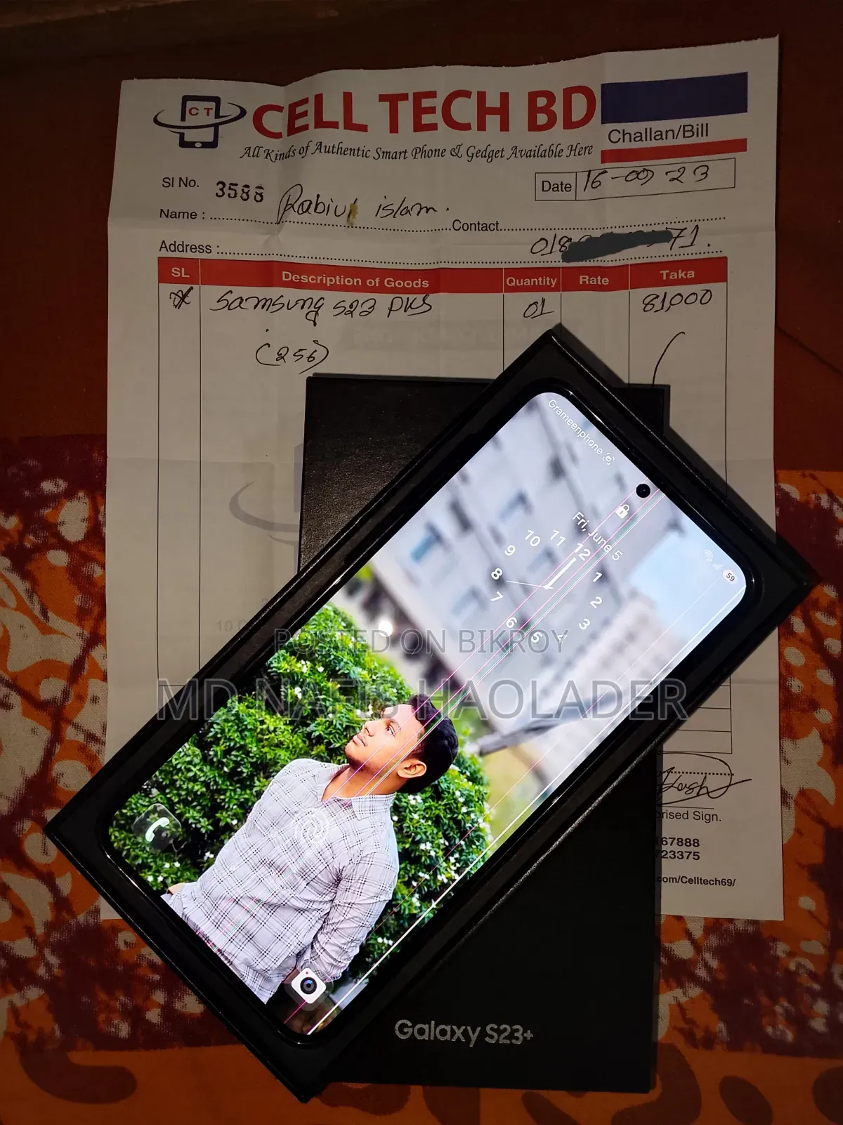 Samsung Galaxy S23 Plus 256 GB Black