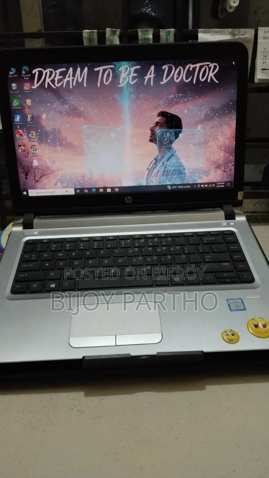 Laptop HP ProBook 440 G3 8GB Intel Core I5 SSD 500GB