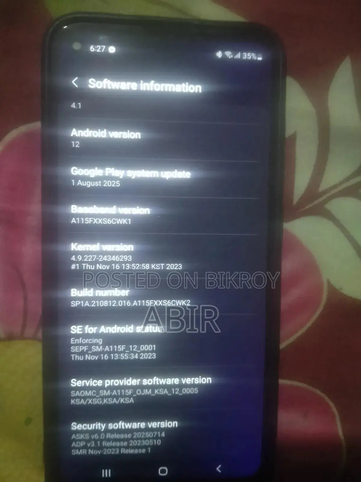 Samsung Galaxy A11 32 GB Blue