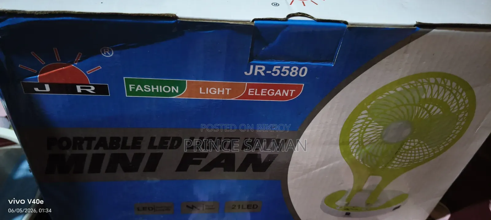 Charger Fan + Light
