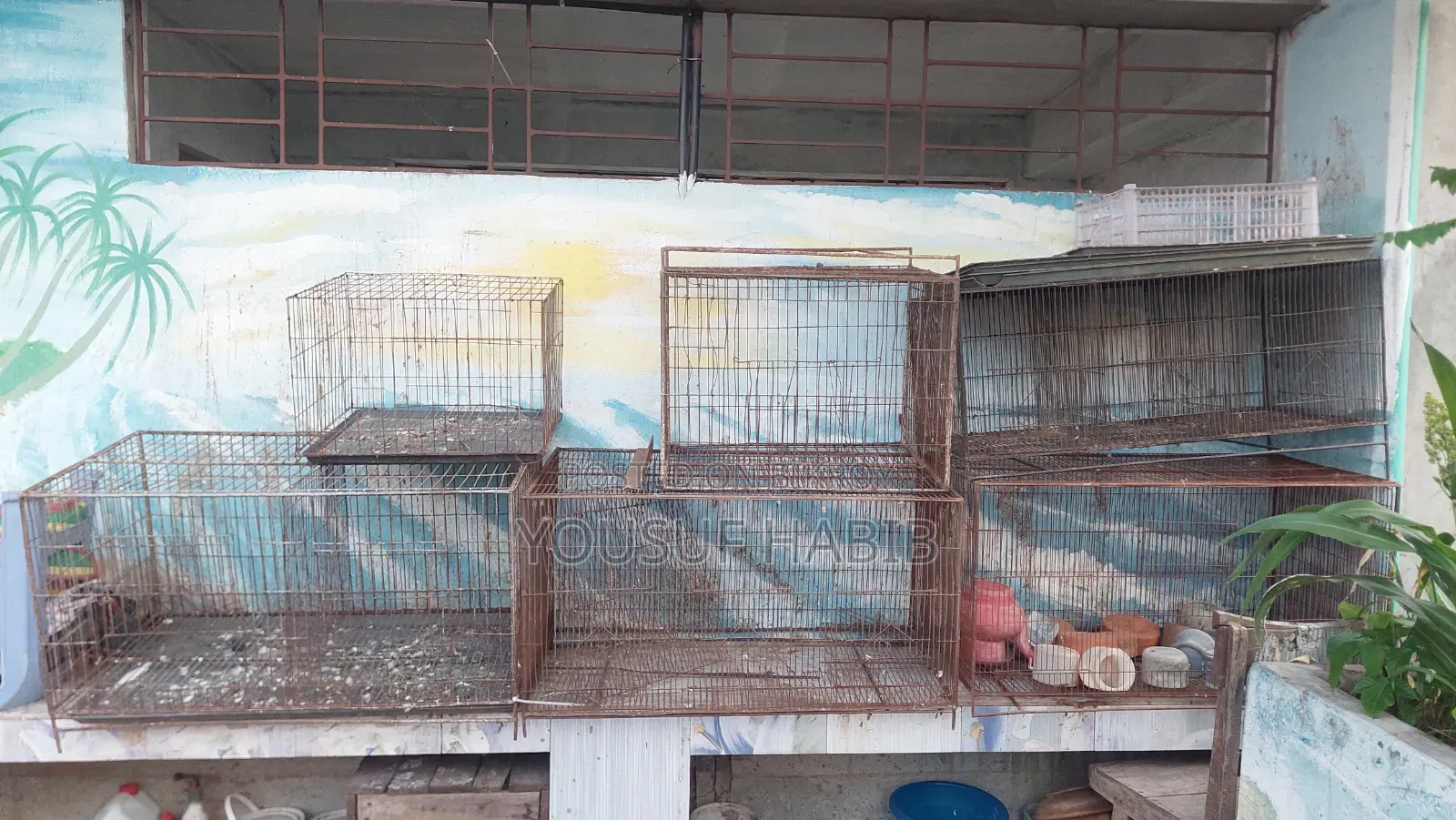 Some cages for sale