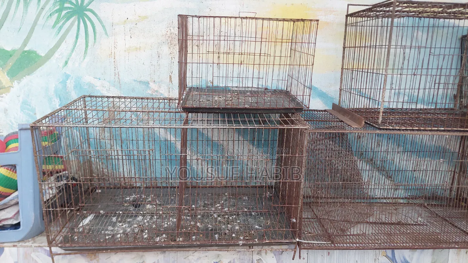 Some cages for sale