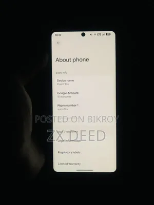 Google Pixel 7 Pro 128 GB Black