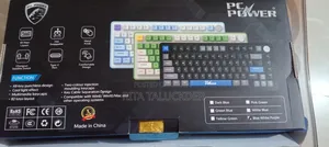 PC Power RGB Mechanical Keyboard With Metal Knob - Like New