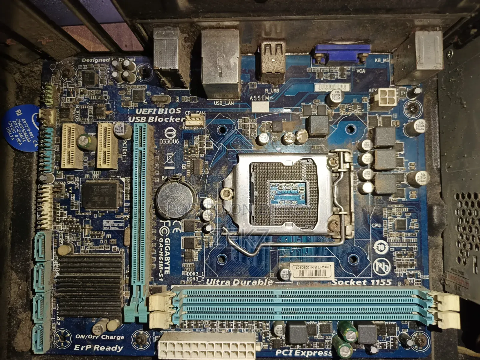 Gigabyte Ga-H61m-S1 মাদারবোর্ড (Socket 1155) – ফ্রেশ কন্ডিশন