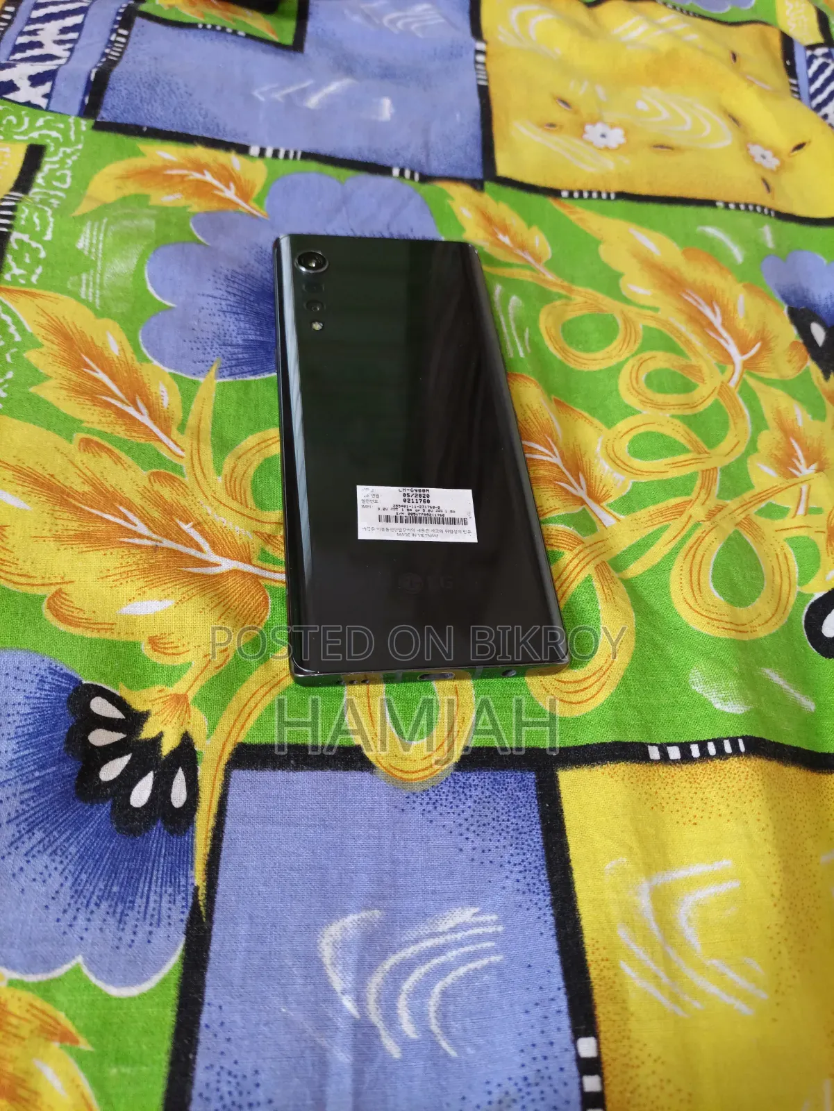 New LG Velvet 5G 128 GB Black