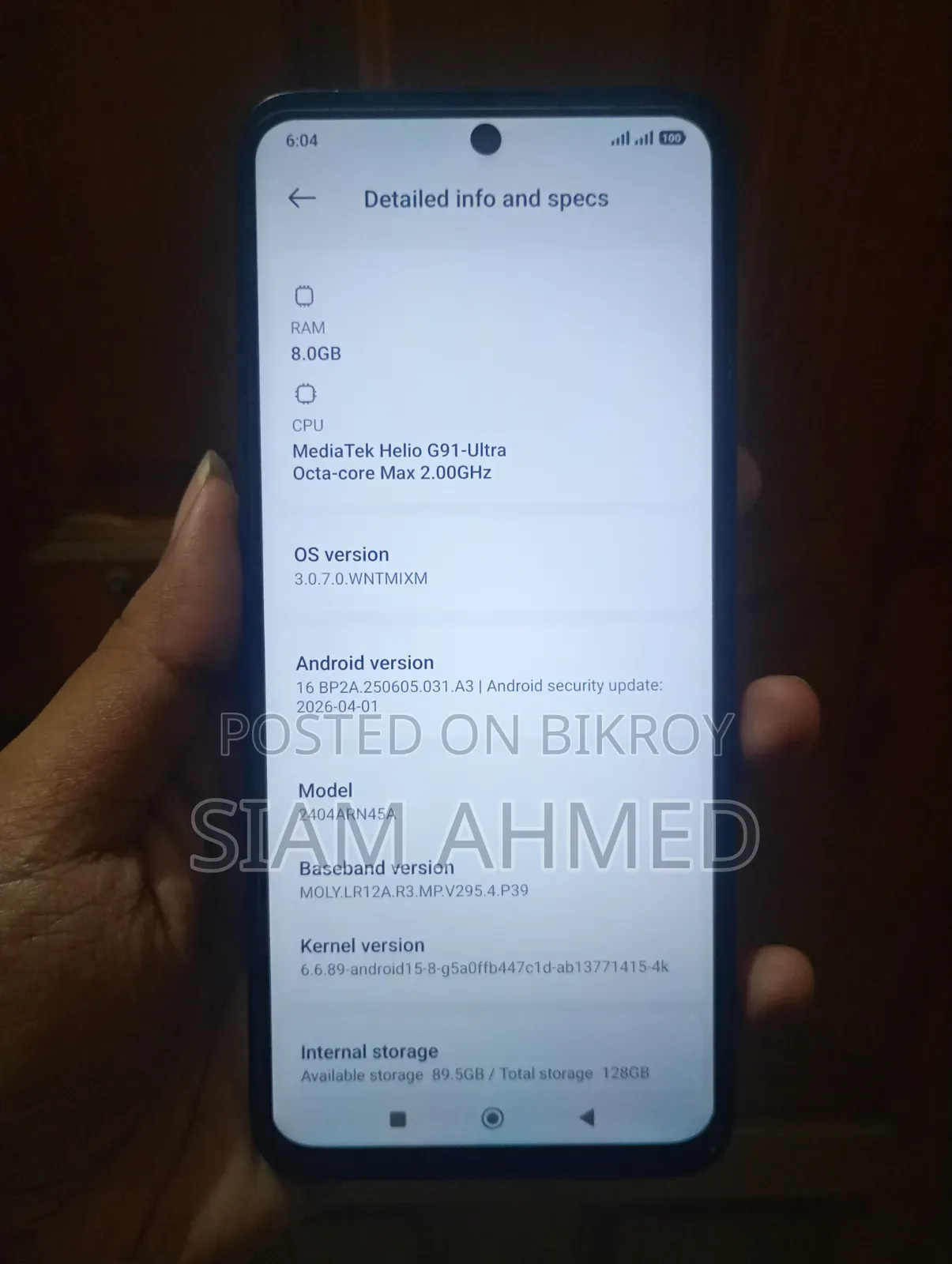 Xiaomi Redmi 13 128 GB Black