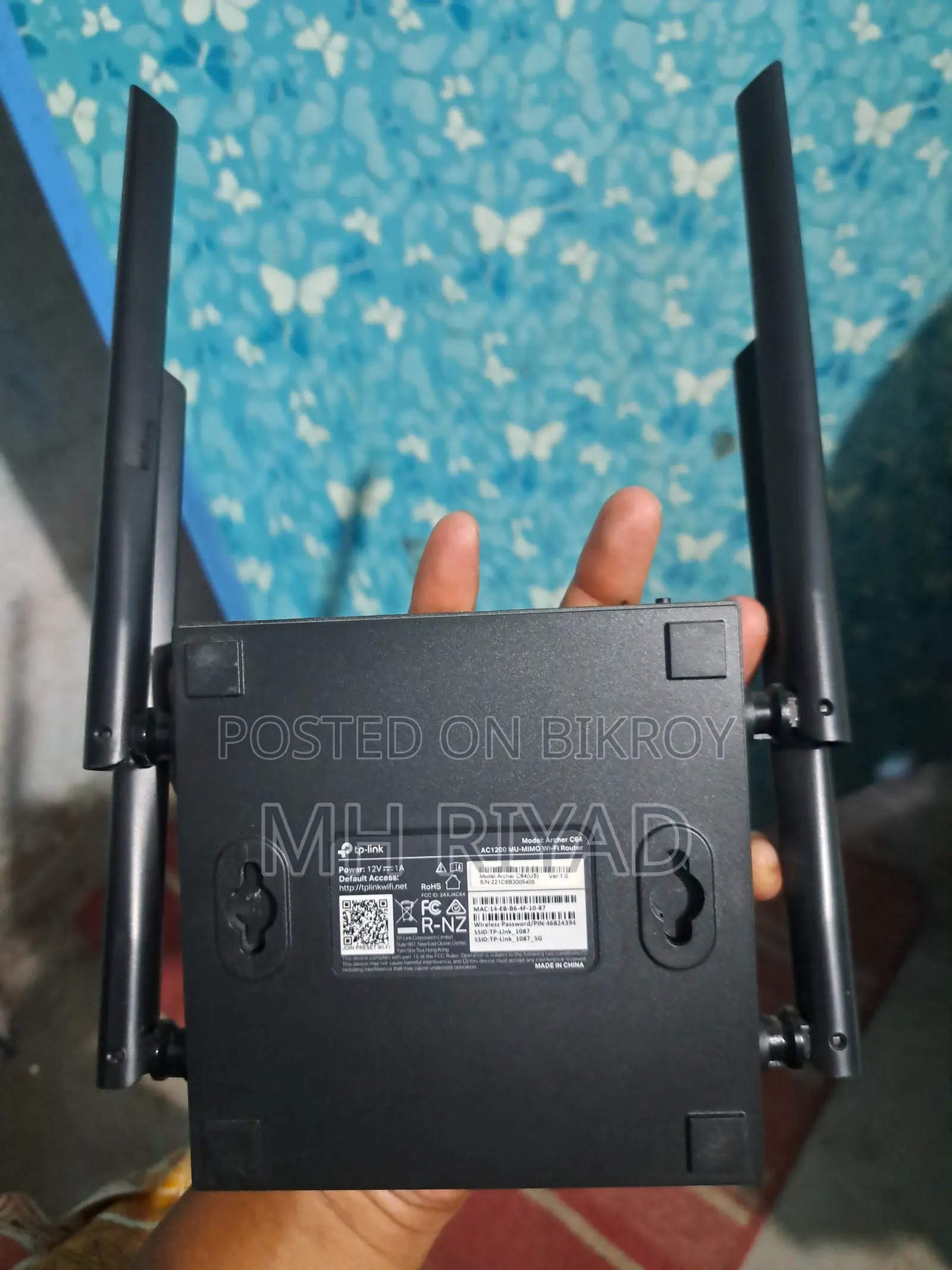 Tp-Link Archer C64 Dual Band Router (Price Fixed)