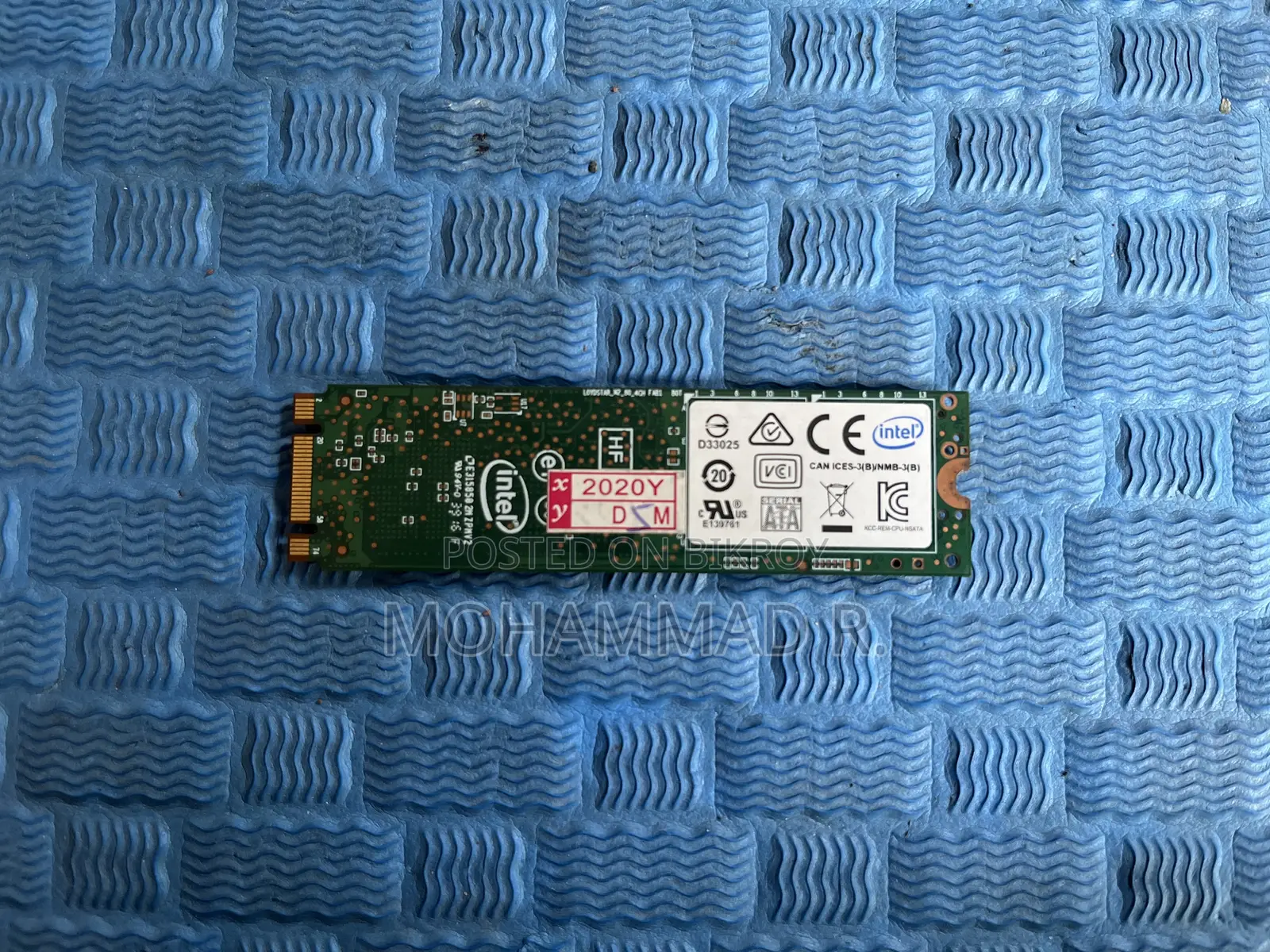 Intel 256 GB M.2 NVMe SSD