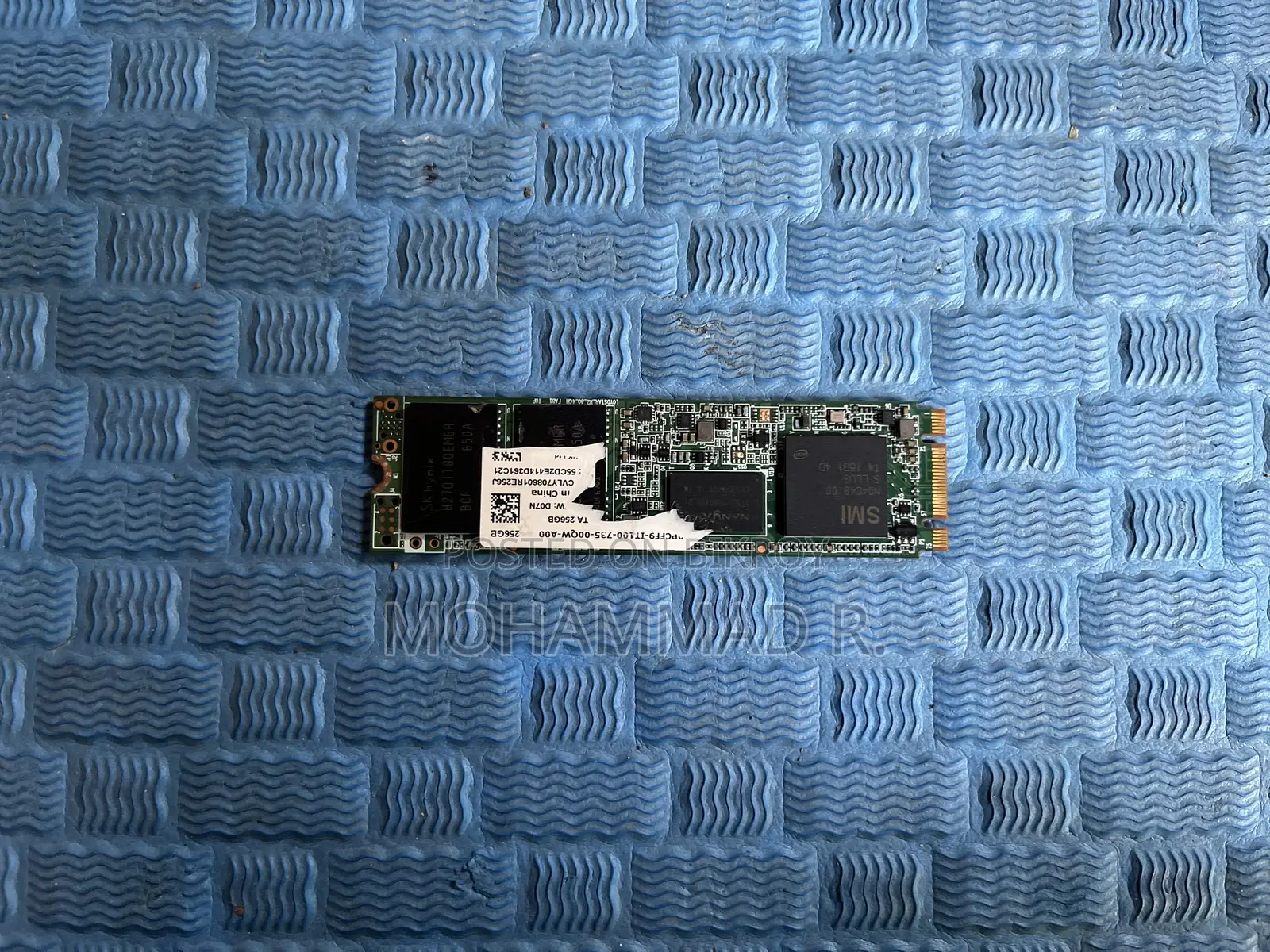 Intel 256 GB M.2 NVMe SSD