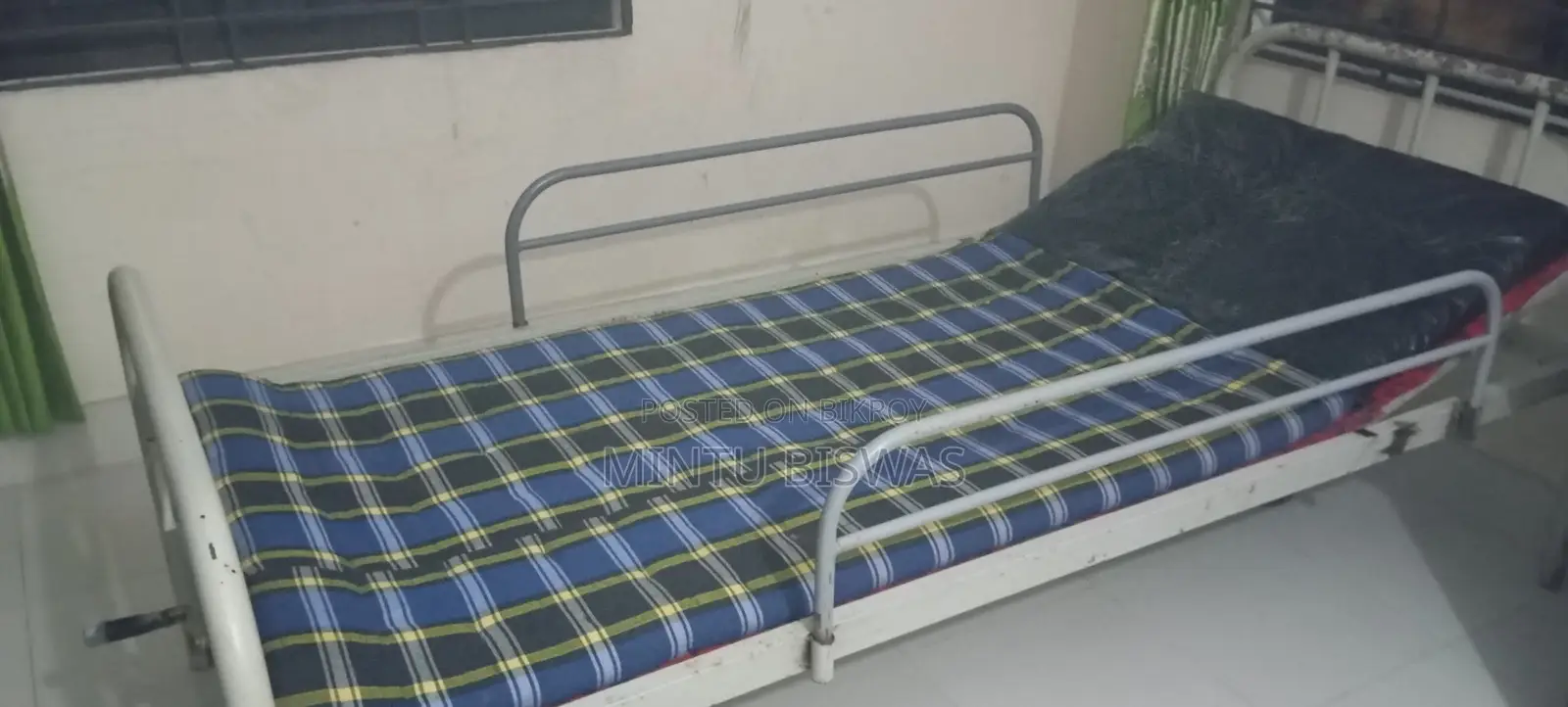 Hospital Patient Bed (Adjustable Backrest)
