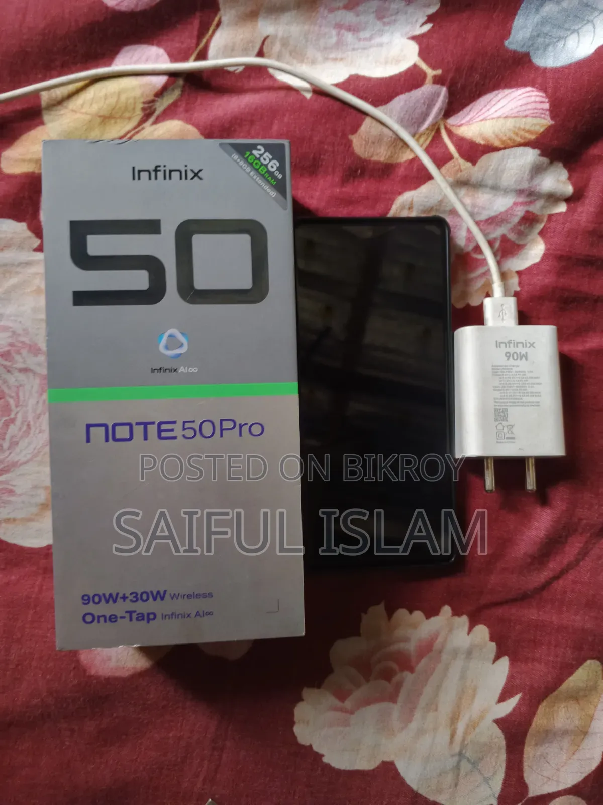 Infinix Note 50 Pro 256 GB Gray