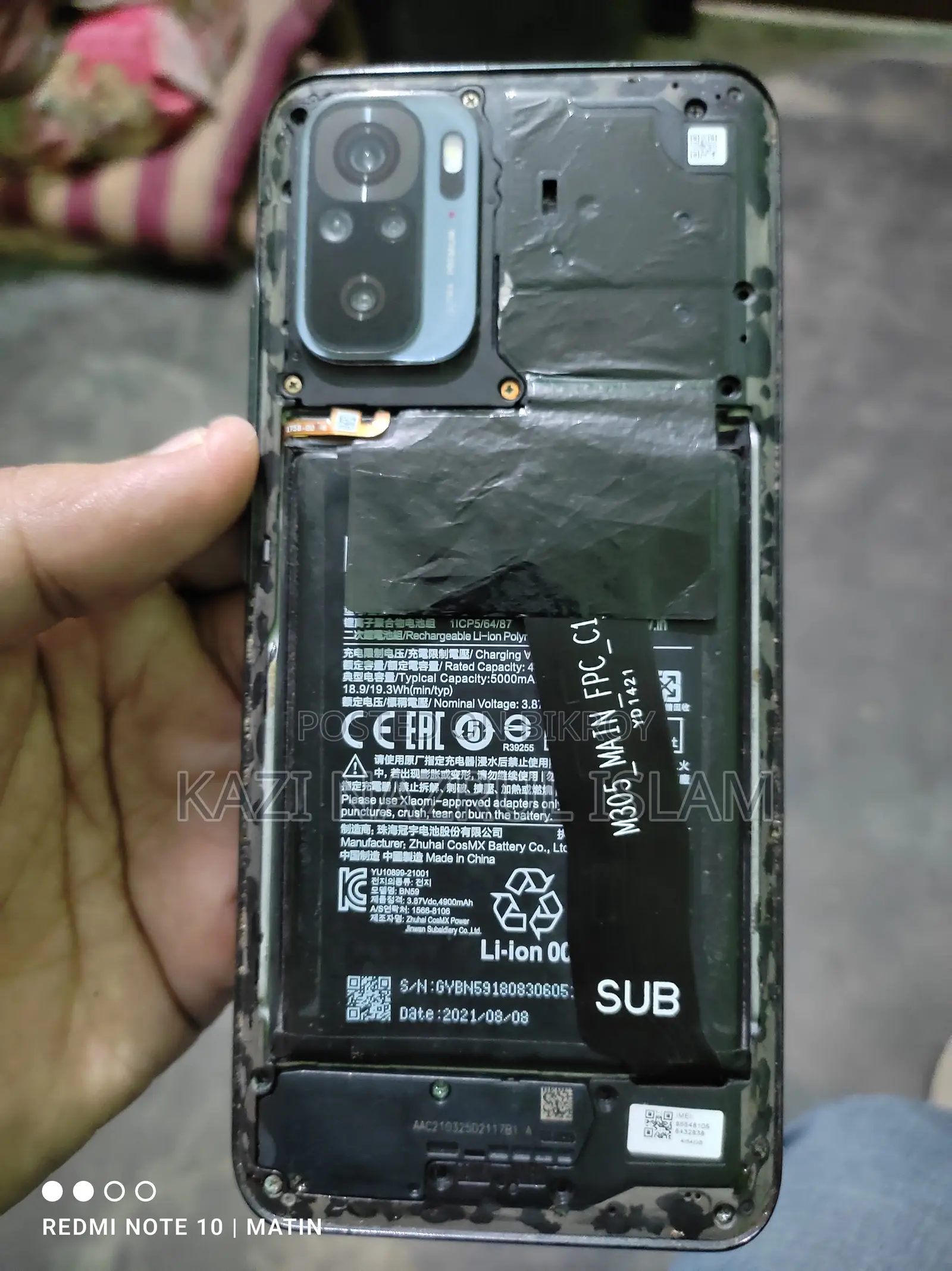 Xiaomi Redmi Note 10 128 GB Black