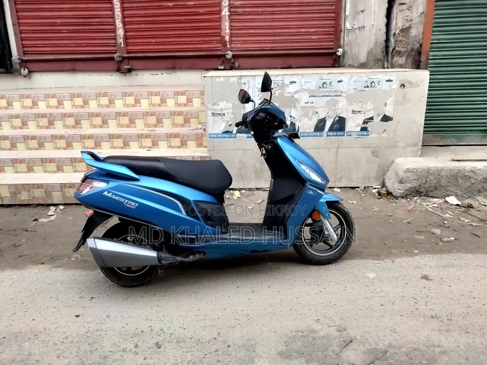 Hero Maestro EDGE 110 XTEC 2025 Blue