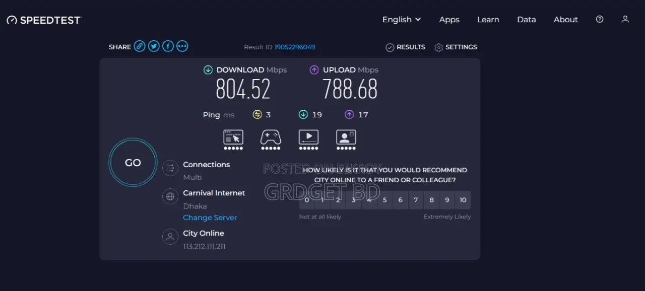 Bdcom Gigabit ONU With Money-Back Guarantee