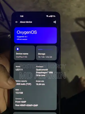 OnePlus 9 256 GB Black