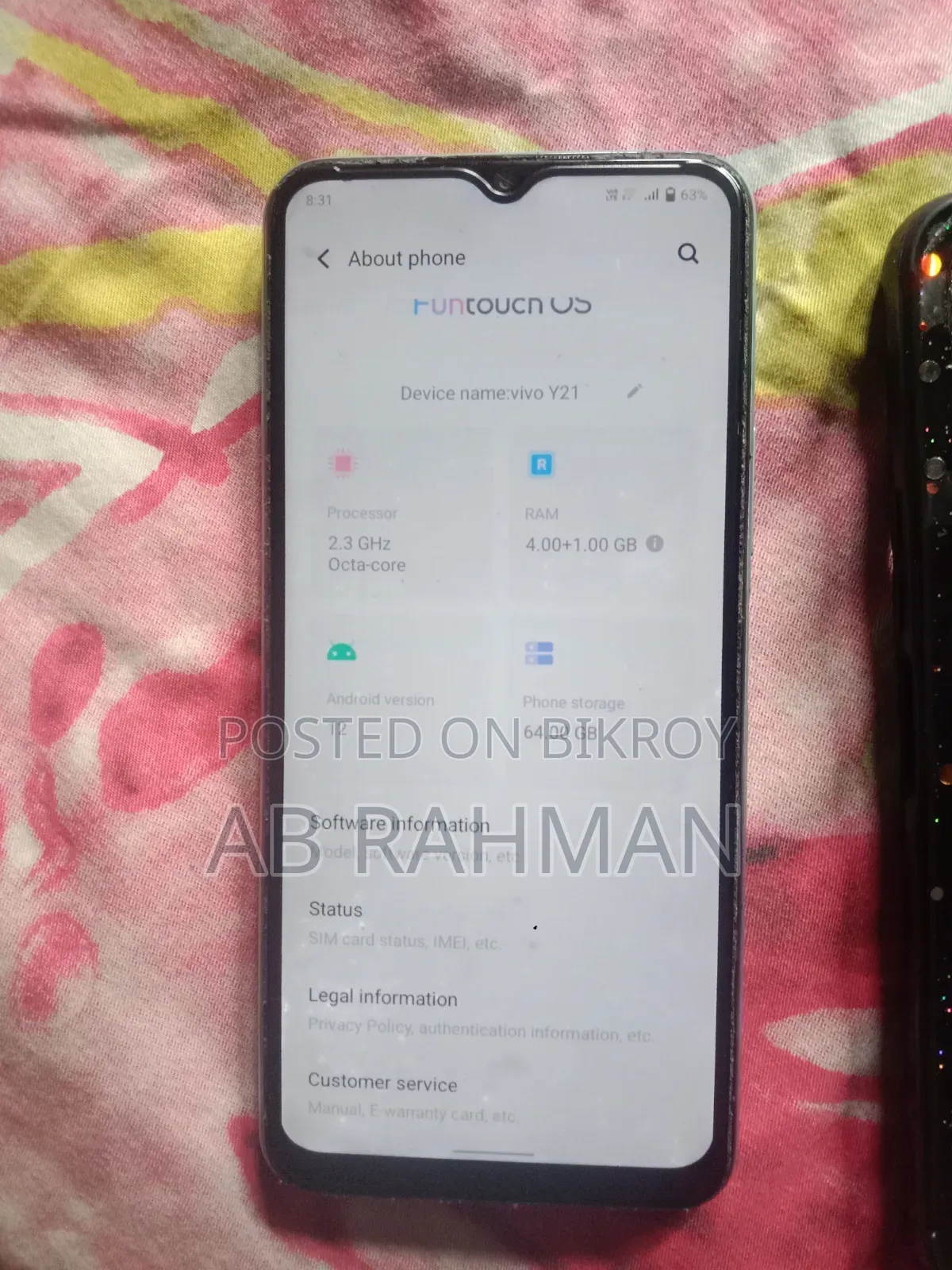 Vivo Y21 64 GB White