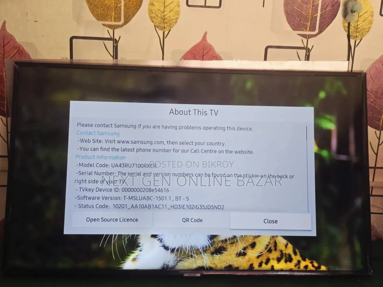 Samsung 43" Voice TV (With Box)
