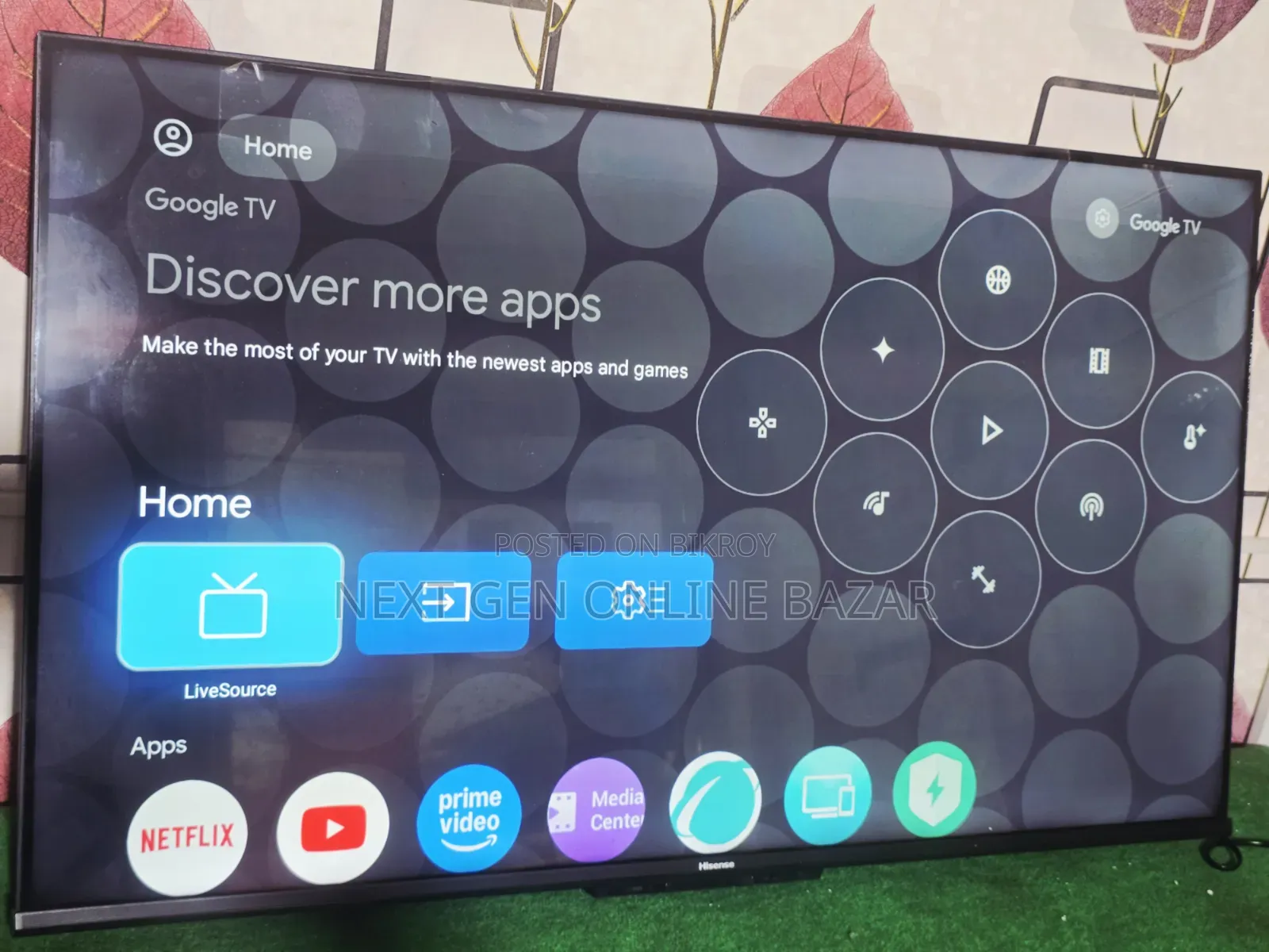 Hisense 43" Handsfree Voice TV (With Box)