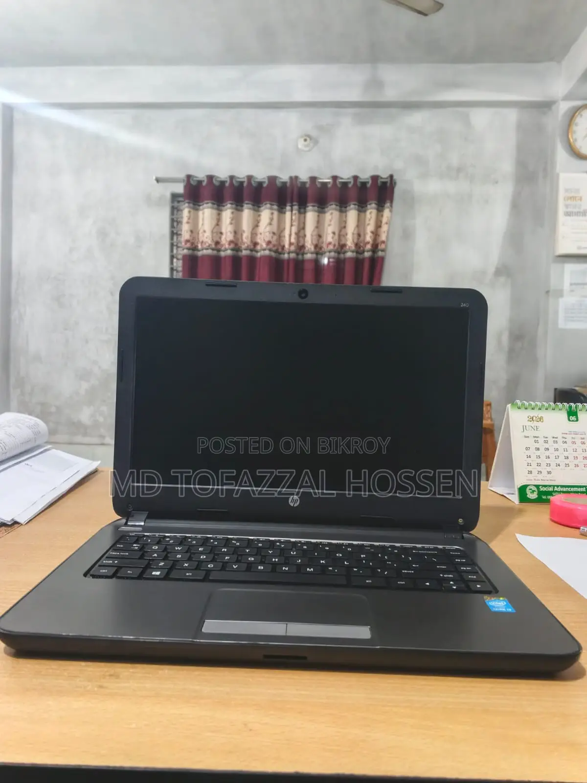 Laptop HP 240 4GB Intel Core I3 SSD 128GB