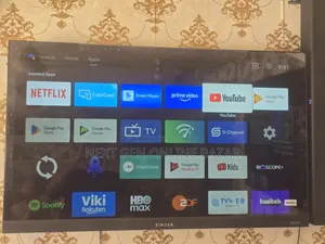 Singer 50" Voice Control TV (Borderless) 1 Year Warranty
