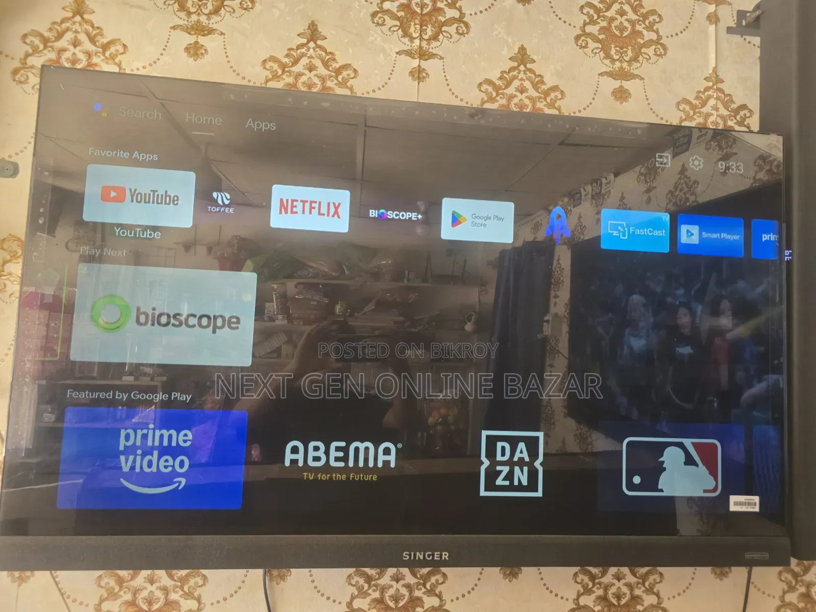Singer 50" Voice Control TV (Borderless) 1 Year Warranty