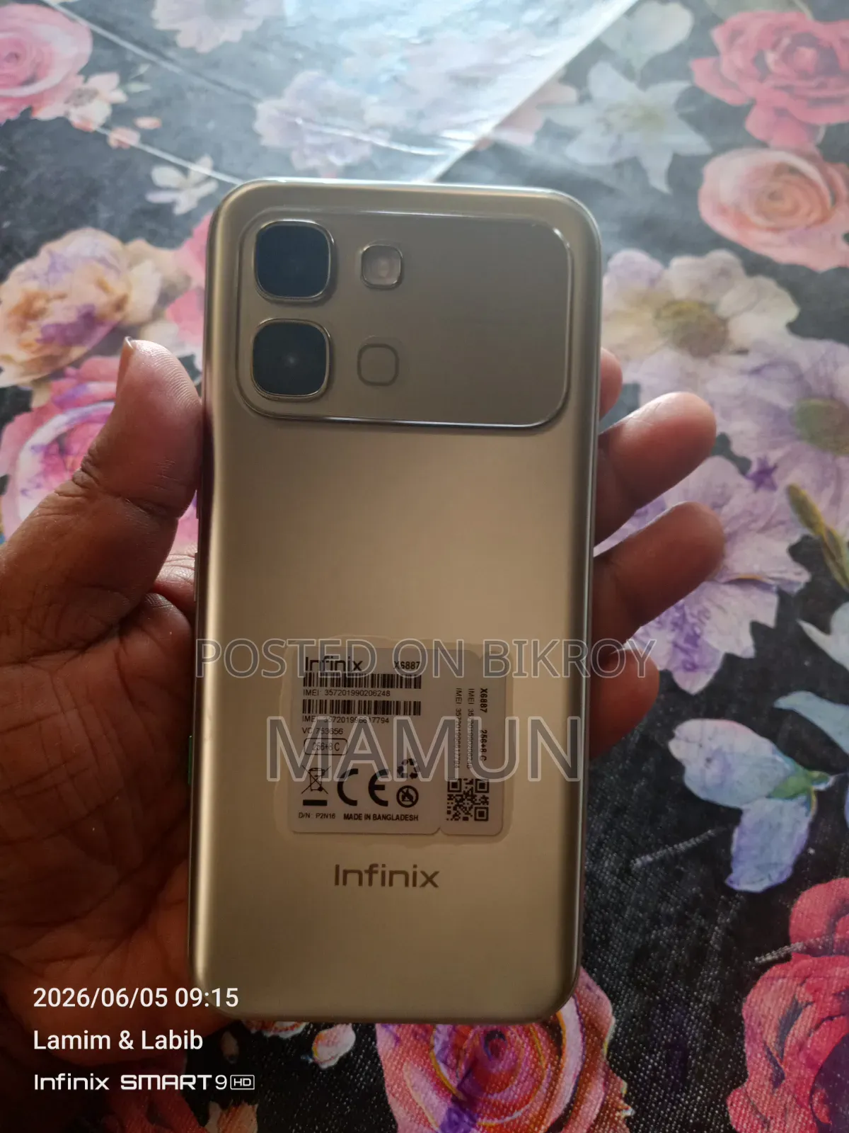 New Infinix Note Edge 256 GB Silver