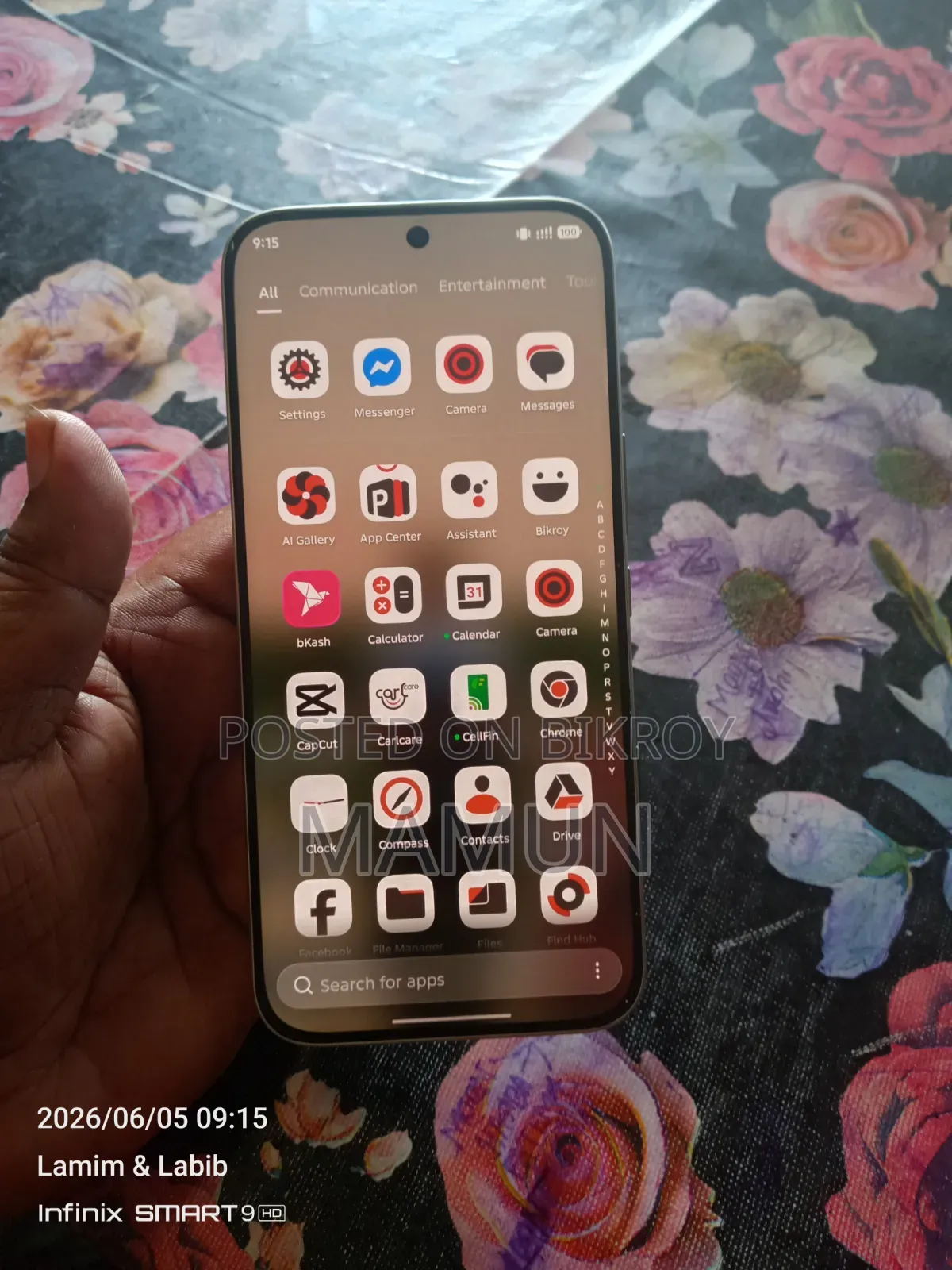 New Infinix Note Edge 256 GB Silver