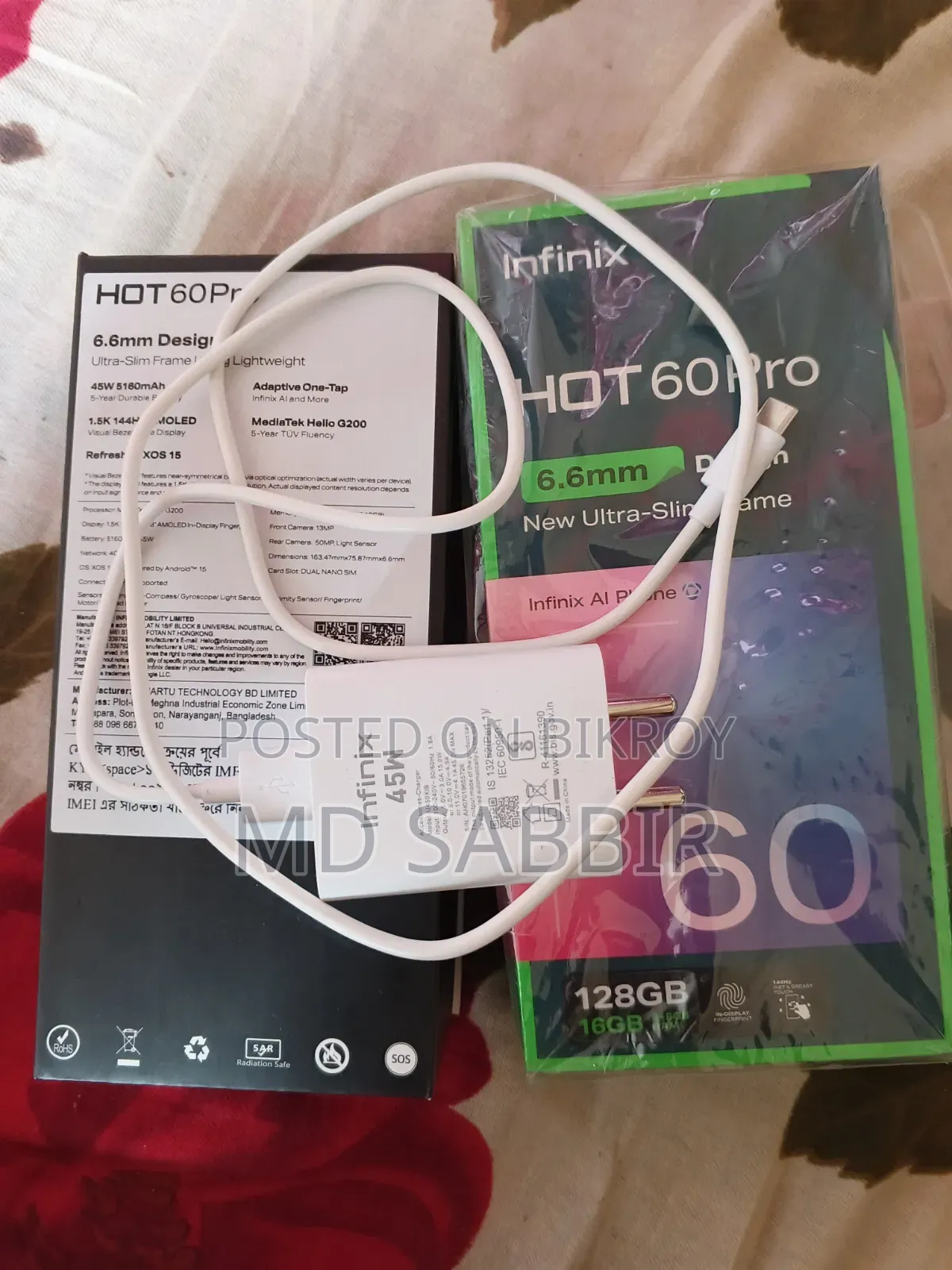 Infinix Hot 60 Pro 128 GB Black
