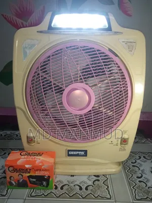 Malaysia Geepas charging fan with new battery 7 hours backup for sale