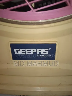 Malaysia Geepas charging fan with new battery 7 hours backup for sale