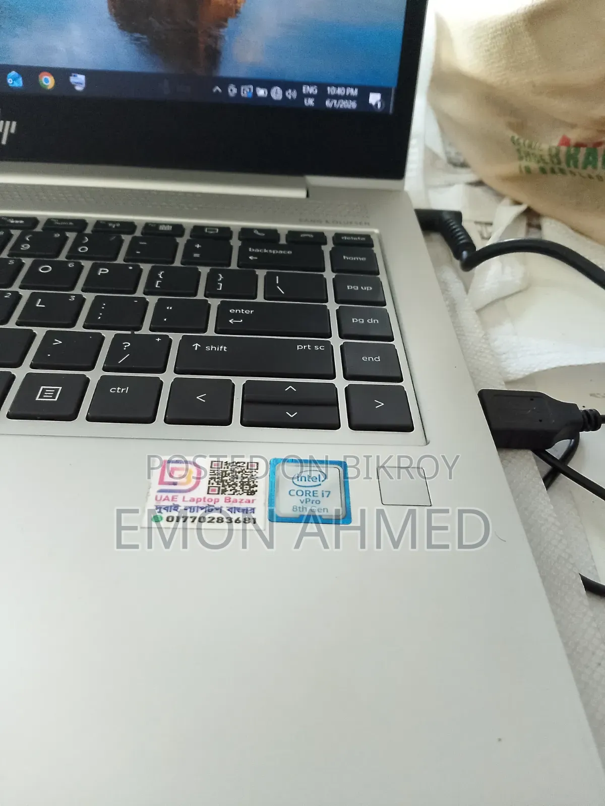 Laptop HP EliteBook 840 G6 16GB Intel Core I7 SSD 256GB