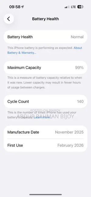 Apple iPhone 15 128 GB Blue