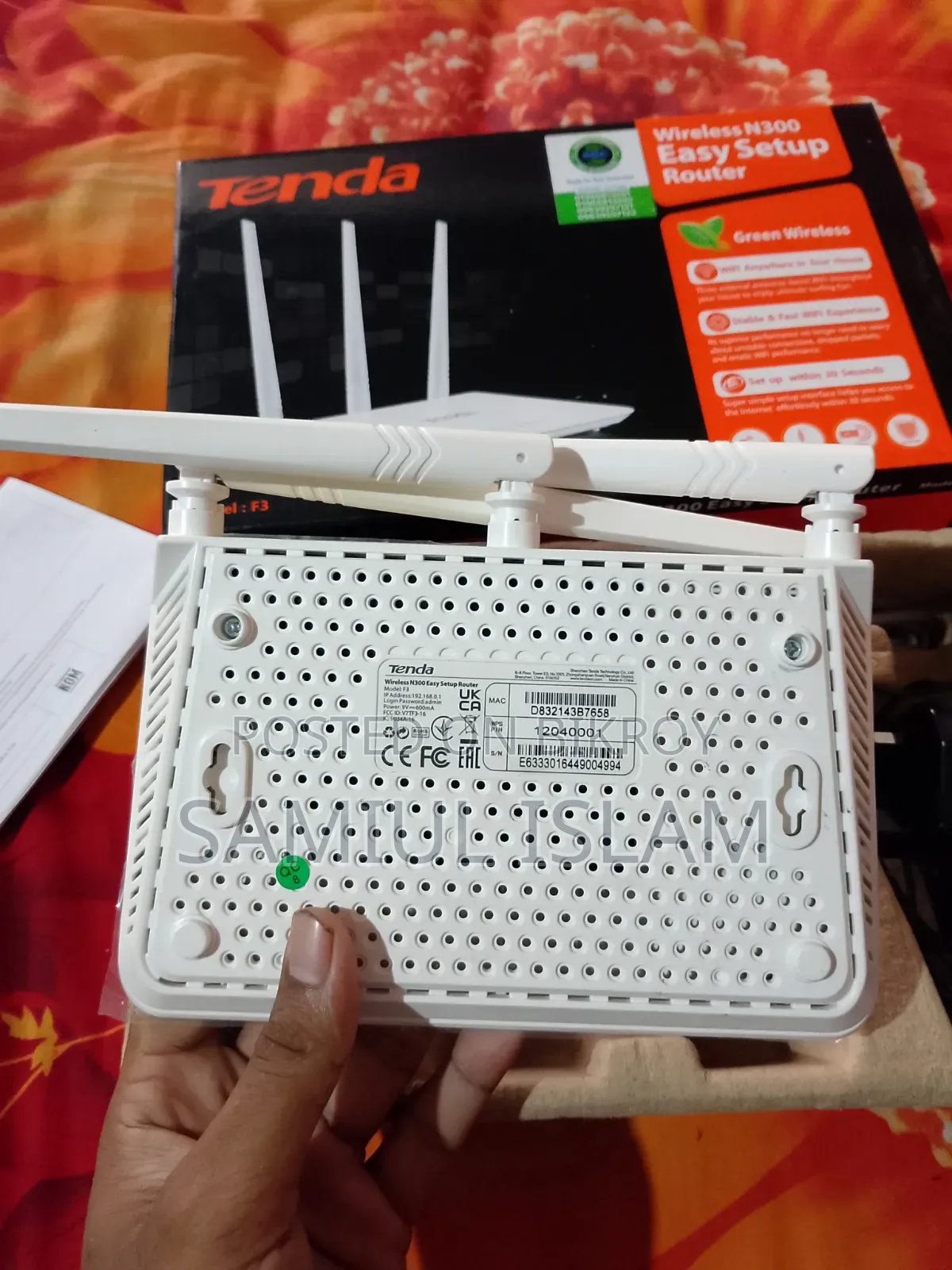 Router Tenda F3