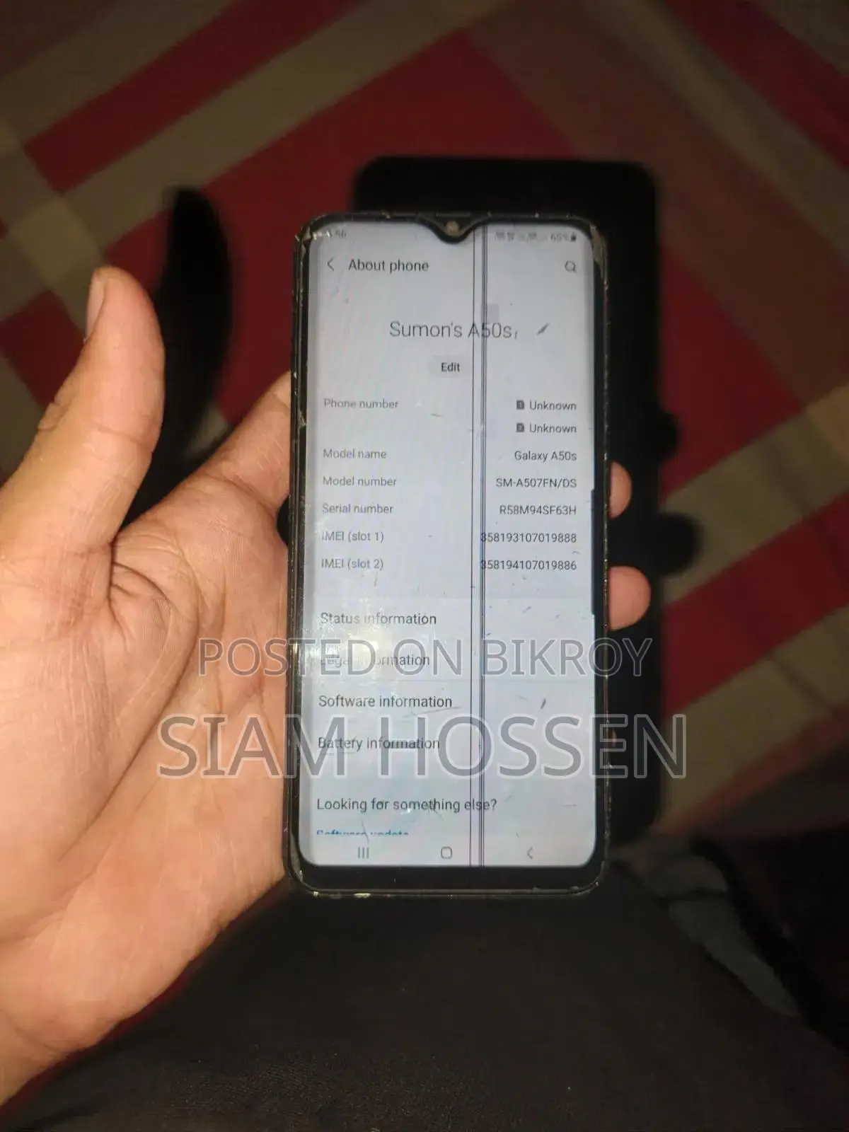 Samsung Galaxy A50s 128 GB Blue