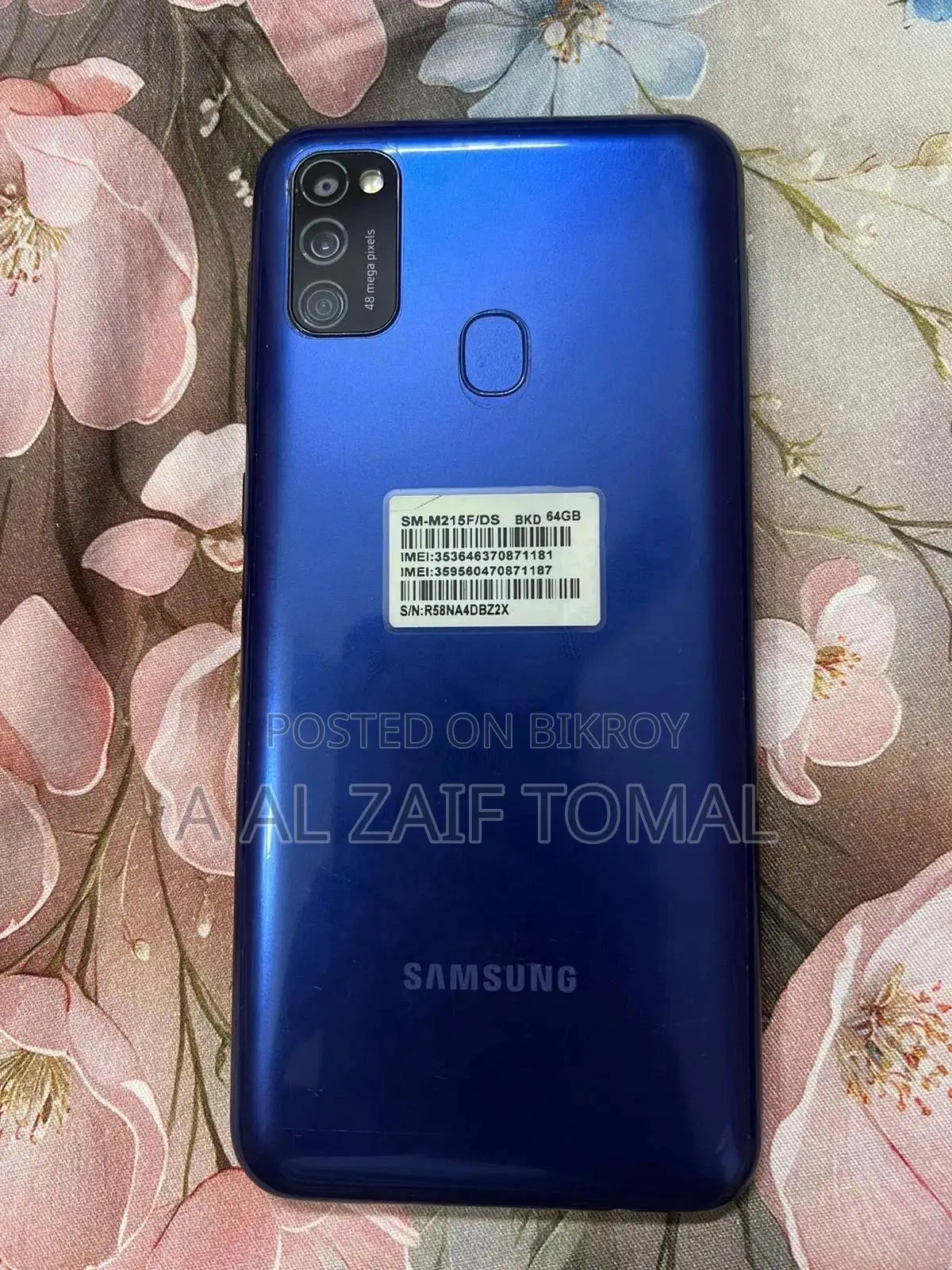 Samsung Galaxy M21 64 GB Blue
