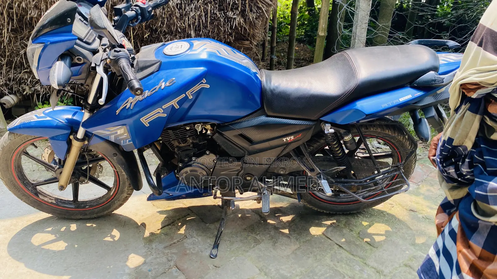 TVS Apache RTR 160 2V 2021 Blue