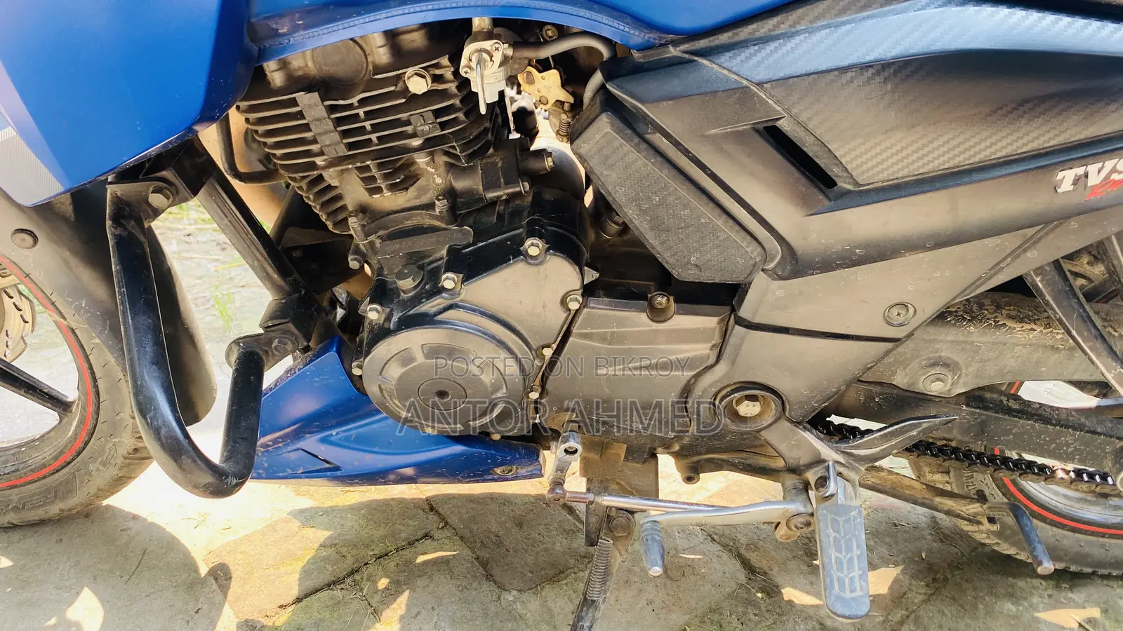 TVS Apache RTR 160 2V 2021 Blue
