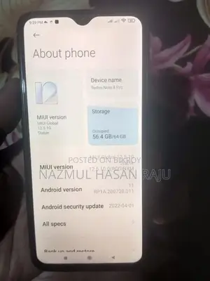 Xiaomi Redmi Note 8 Pro 64 GB Black
