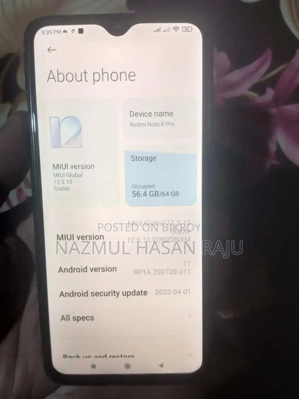 Xiaomi Redmi Note 8 Pro 64 GB Black