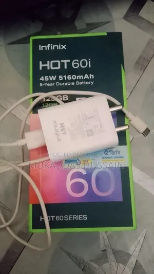 Infinix 45 Watt Original Charger (Hote 60i)