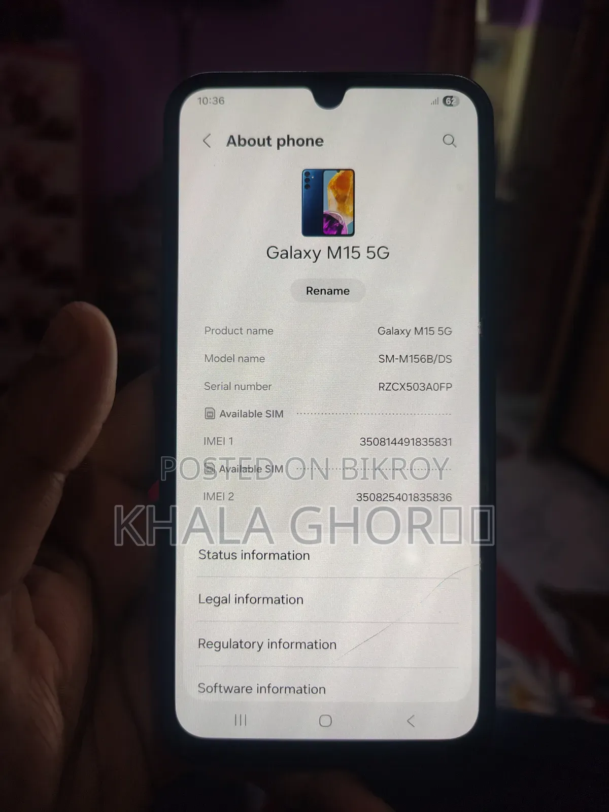 Samsung Galaxy M15 128 GB Blue