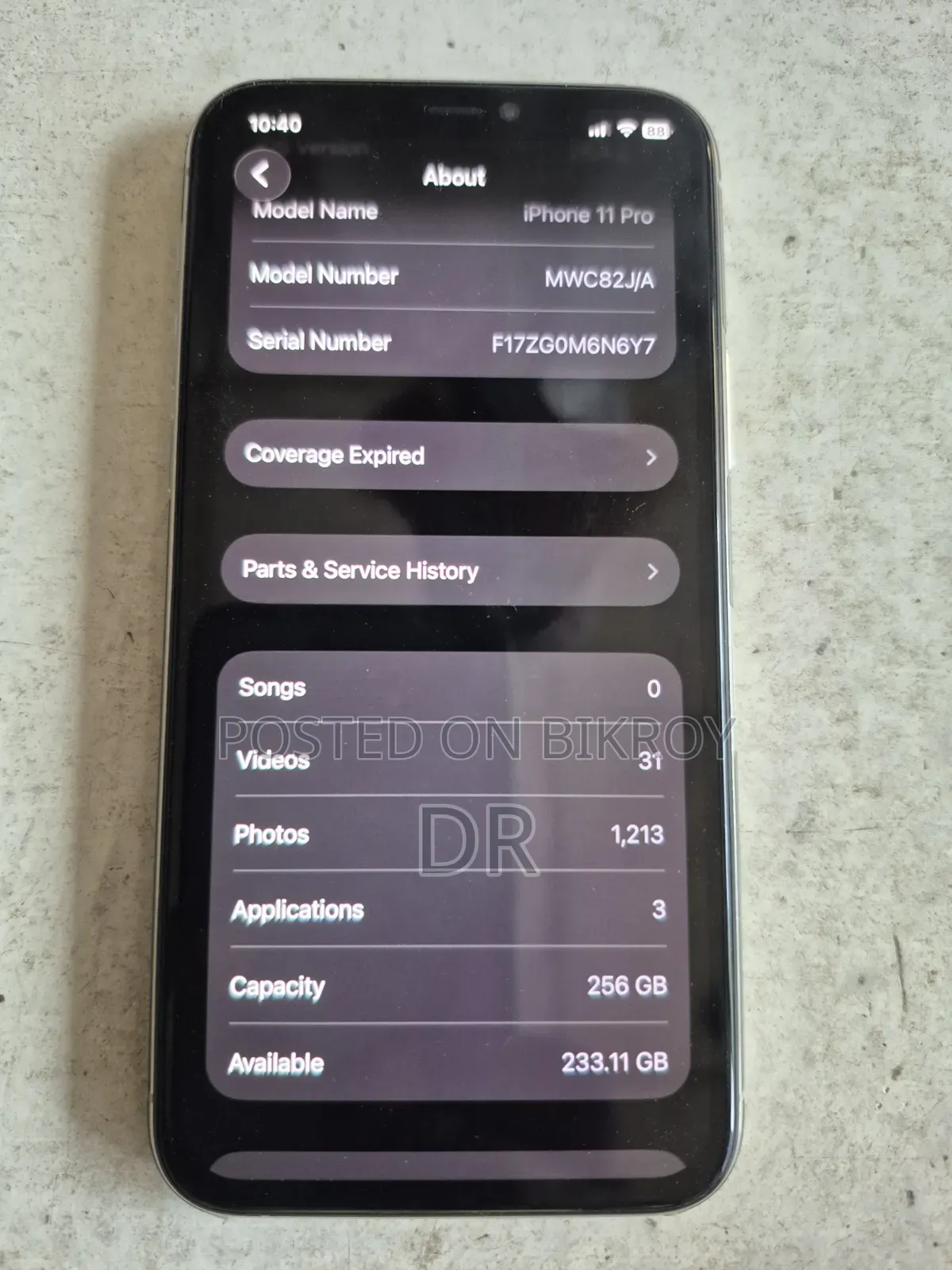 Apple iPhone 11 Pro 256 GB White