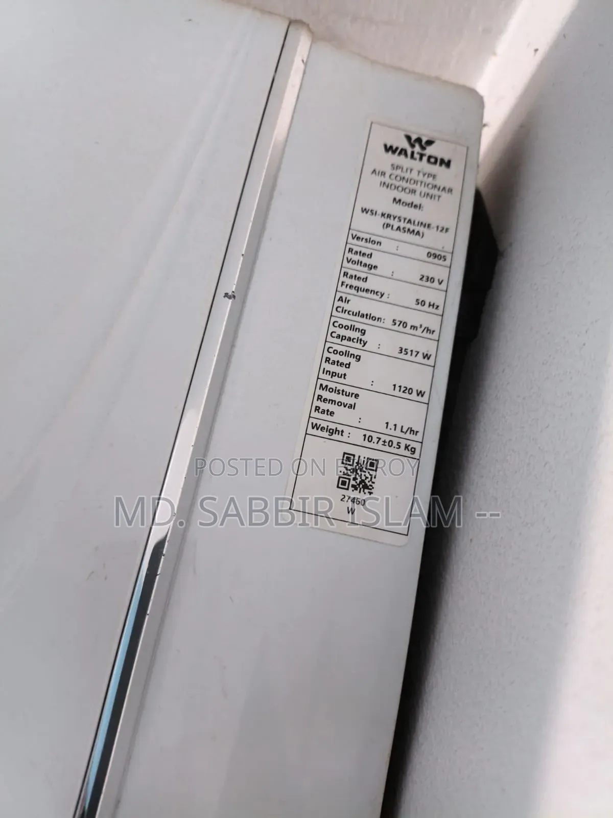 Air Condition (1 Ton Ac)