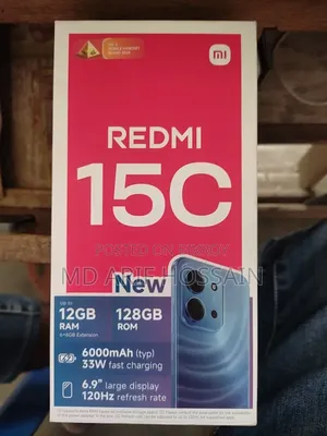 Xiaomi Redmi 15C 4G 128 GB Black