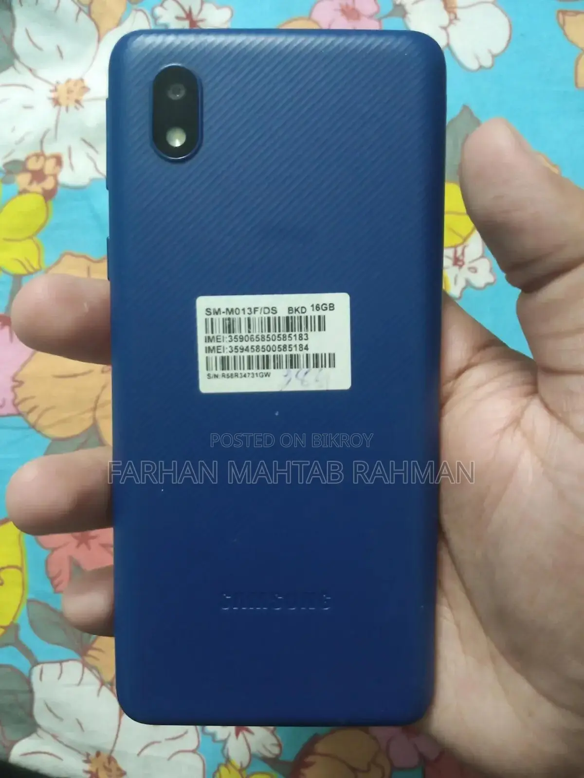 Samsung Galaxy M01 Core 16 GB Blue
