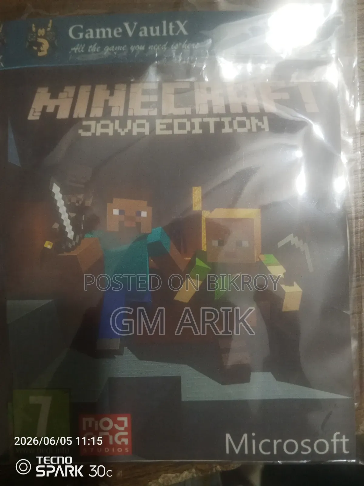 2 Game Cd (Minecraft And Gta San Anderess)