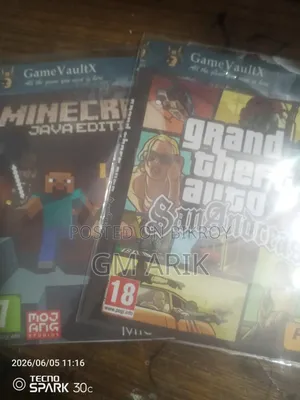 2 Game Cd (Minecraft And Gta San Anderess)
